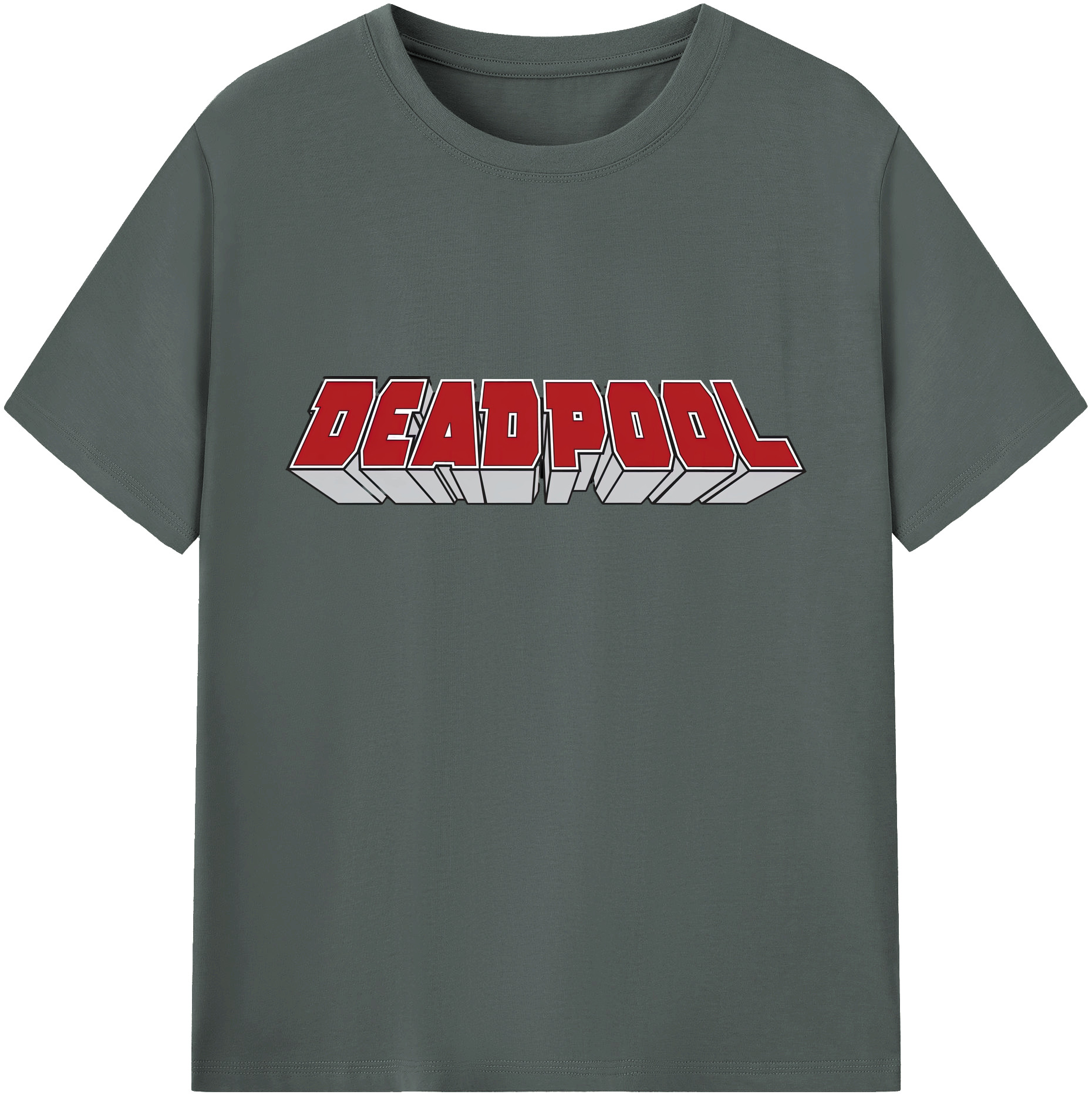 （画像用） Deadpool デッドプール 綿100％ メンズ半袖Tシャツ｜肌触りやわらか＆通気性